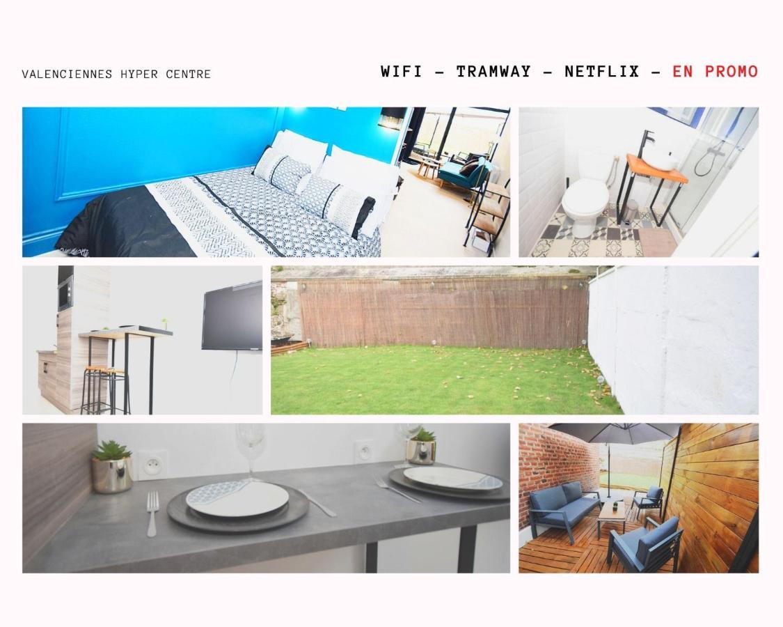 Cosy Appart - Hyper Centre - Tramway - Terrasse - Lerelaisdodile3 Valenciennes Esterno foto